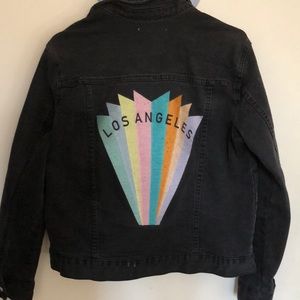 Los Angeles Embroidered Denim Jacket